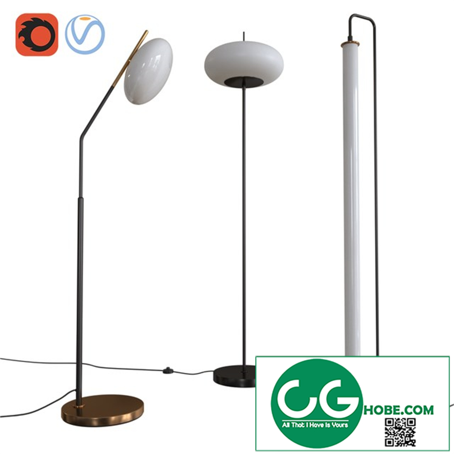 West Elm Floor Lamps set 01
